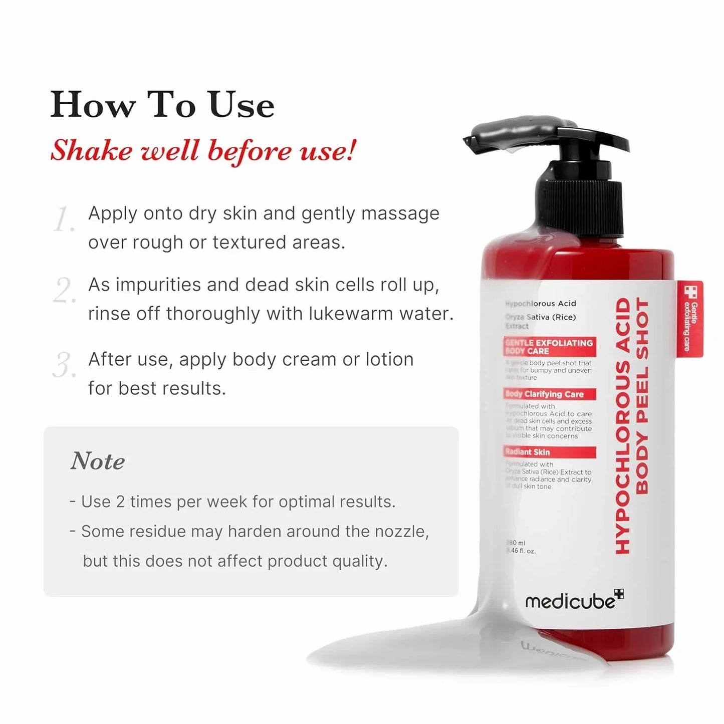 Medicube - Hypochlorous Acid Body Peel Shot 280ml