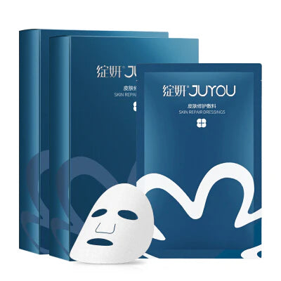 JuYou Skin Repair Dressing – Blue Hydrating Mask (6 Pieces)