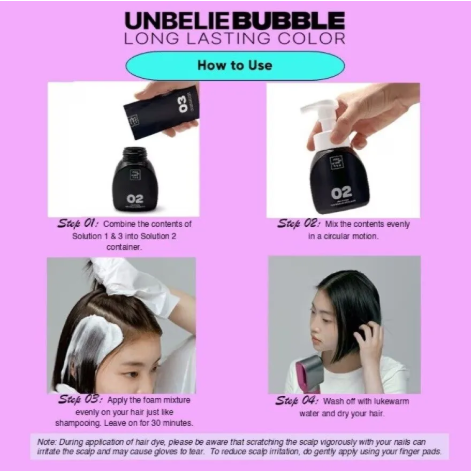 Mise En Scene Hello Bubble Foam Hair Colour 3NT Dark Choco 100G
