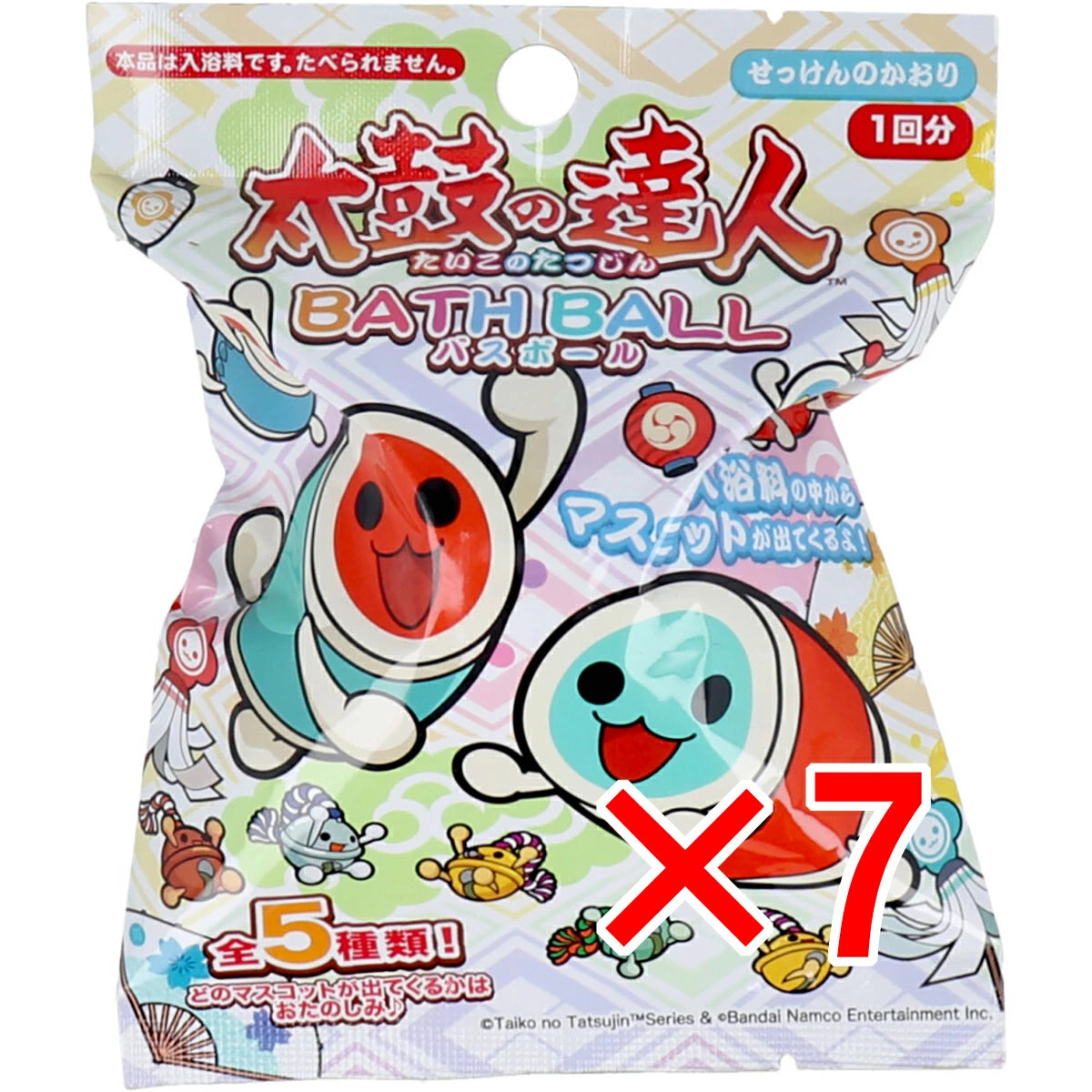 Taiko no Tatsujin (Rhythm Game) Bath Ball – Soap Fragrance (75 g)