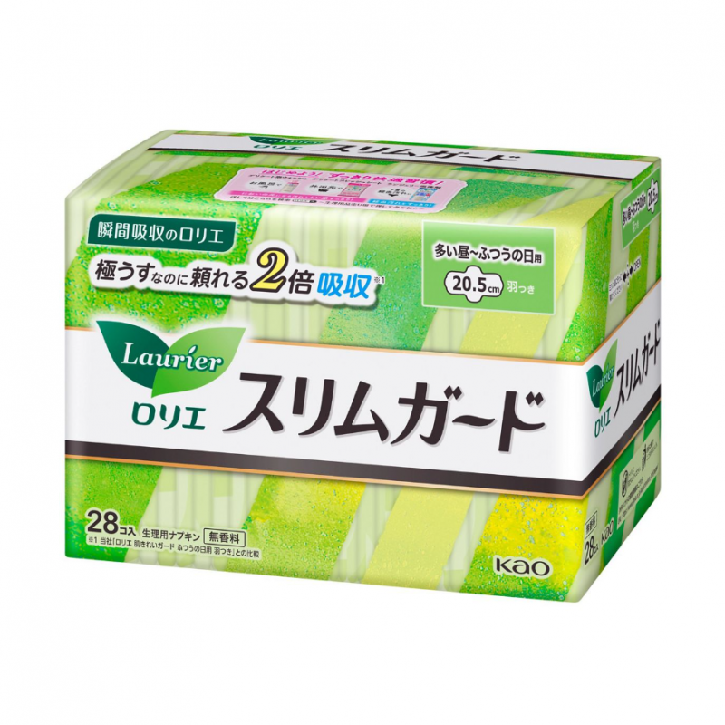 KAO Laurier Sanitary Pads 20.5cm 28 Pieces