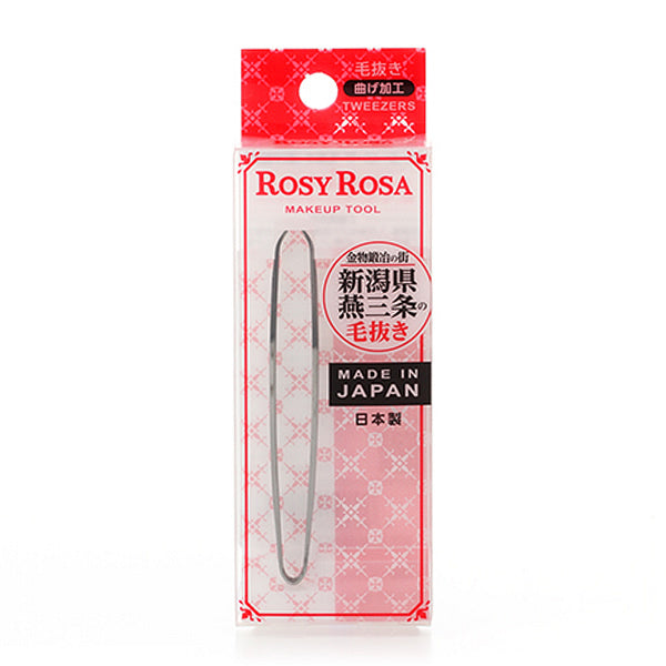 Rosy Rosa Curved Tip Tweezers – Premium Japanese Stainless Steel