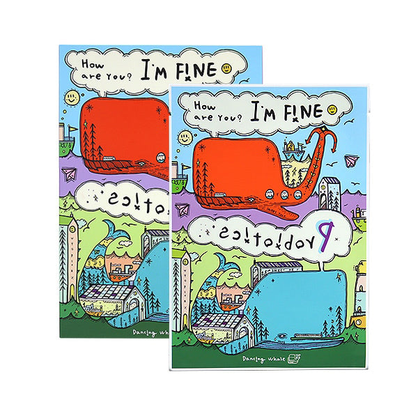 DANCING WHALE I'M FINE Prodiotics Mask 10PCS