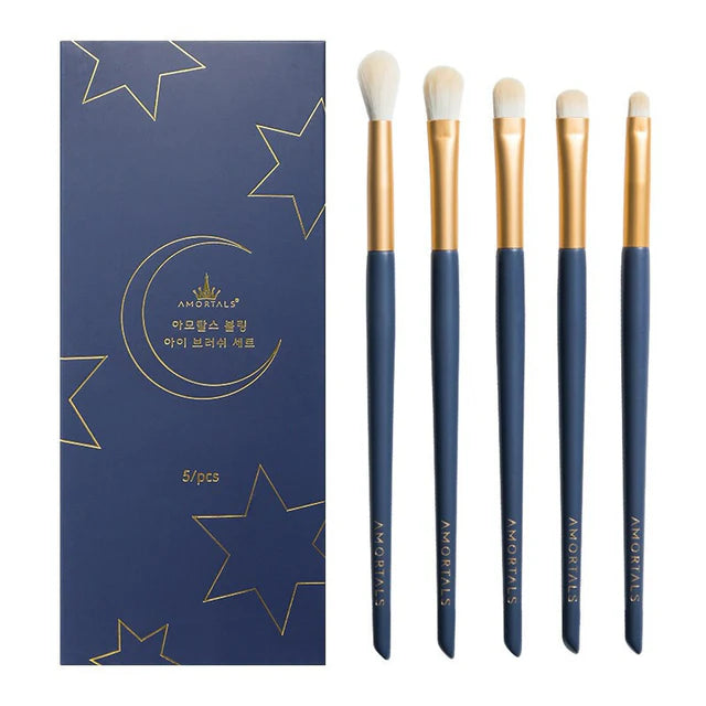 AMORTALS Star-Beats Eye Makeup Brush Set – 5 Pieces