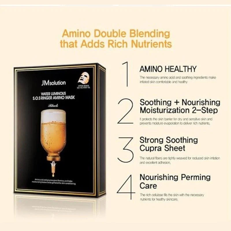 JMSOLUTION Water SOS Amino Mask 30ml x 10pcs