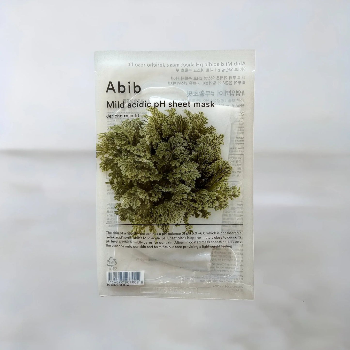 Abib - Mild Acidic pH Sheet Mask Jericho Rose Fit 30ml