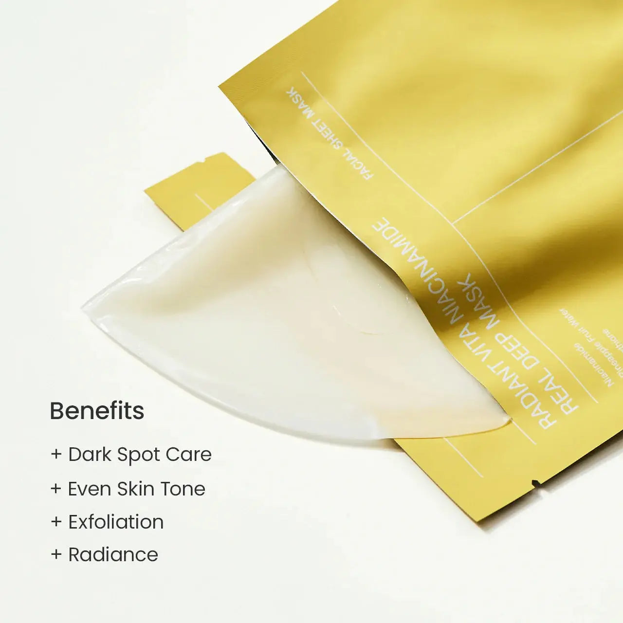 Biodance Collagen Brightening Dark Spot Care Mask Yellow 4Pcs
