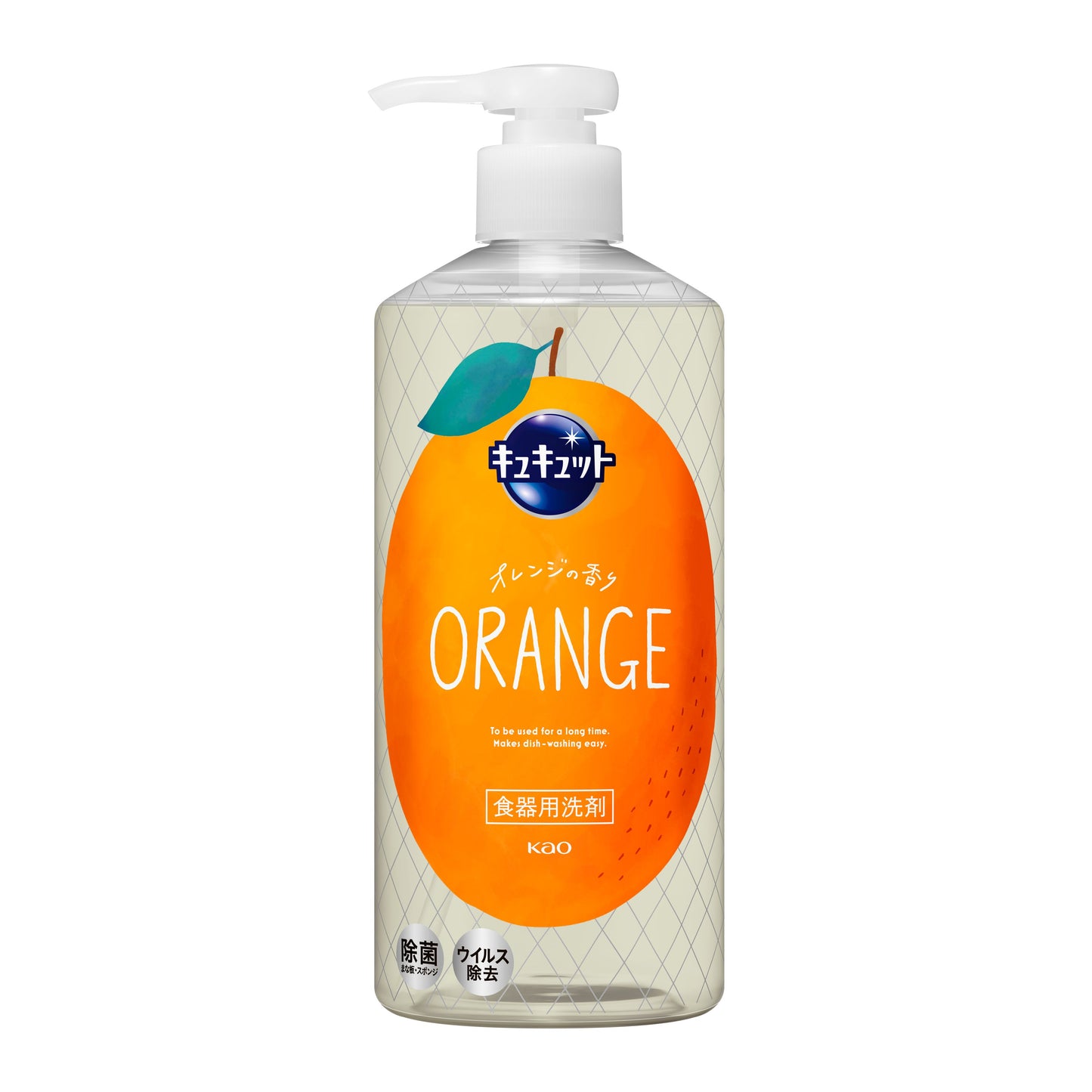 KAO Kitchen Cleaner Dishwashing Sweet Orange 480ml