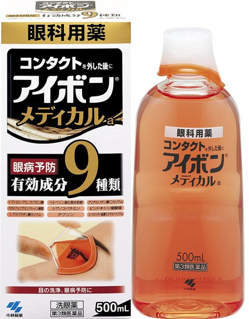 Kobayashi Seiyaku Eyebon Medical Eye Wash Liquid 500Ml