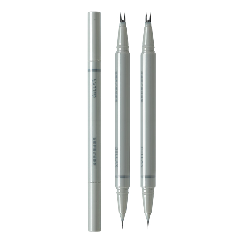 Gellas Ultra-Fine Dual-Claw Eyeliner Pen – Y02 Gray Brown