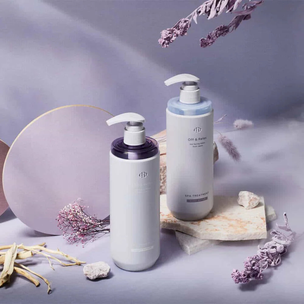 OFF & RELAX Silky Night Repair Care Set – Shampoo & Treatment Duo (460 ml each)