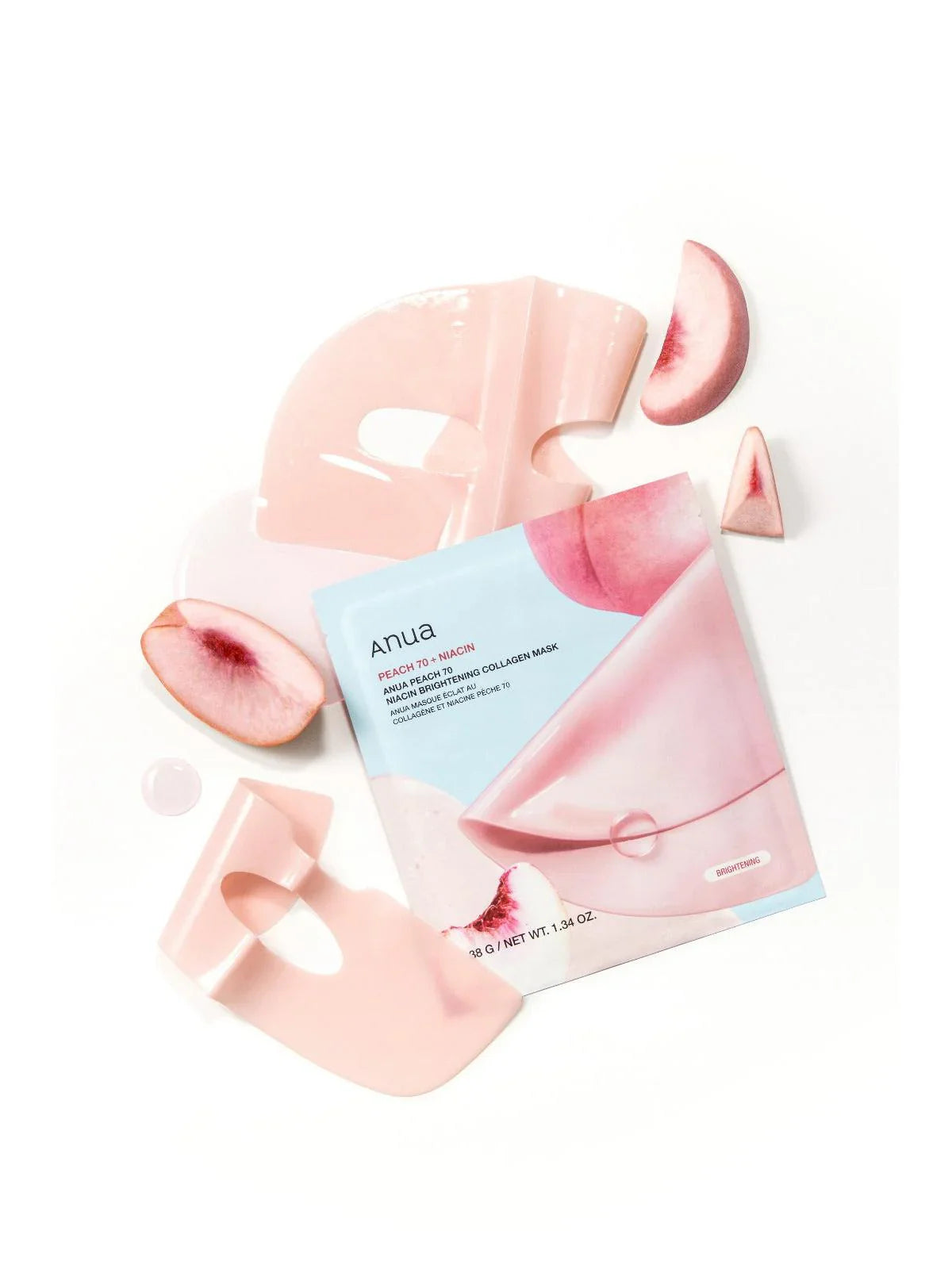 Anua - Collagen Mask Set (Peach 70 Niacin Brightening)