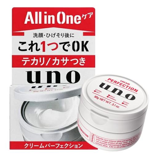 Shiseido UNO Cream Perfection Gel – Intensive Hydrating 5-in-1 (Red, 90 g)
