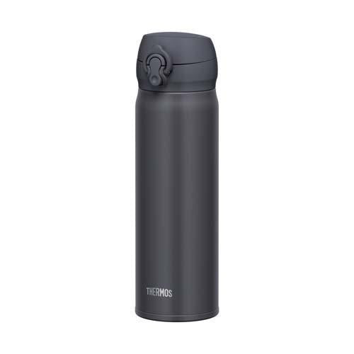 Thermos Vacuum-Insulated Mobile Mug – 500 mL (Smoky Black / Dark Gray)