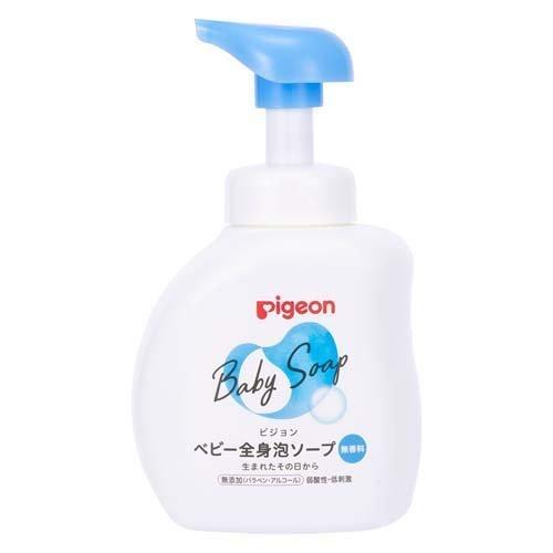 Pigeon Self-Foaming Baby Body Wash – Blue