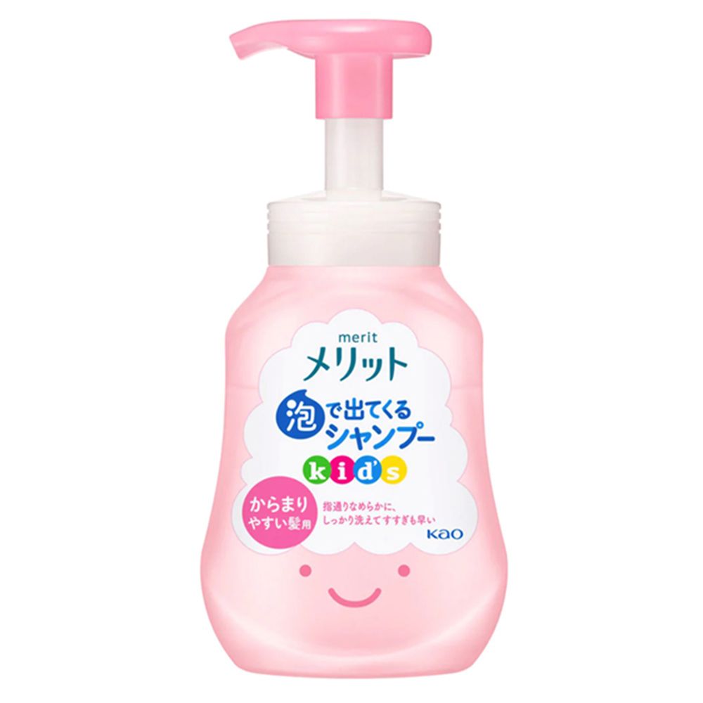 Merit Kids Foaming Shampoo Peach Soap Scent (300 Ml Pump Bottle)