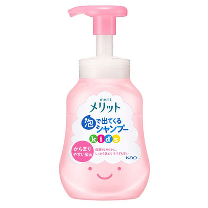 Merit Kids Foaming Shampoo Peach Soap Scent (300 Ml Pump Bottle)
