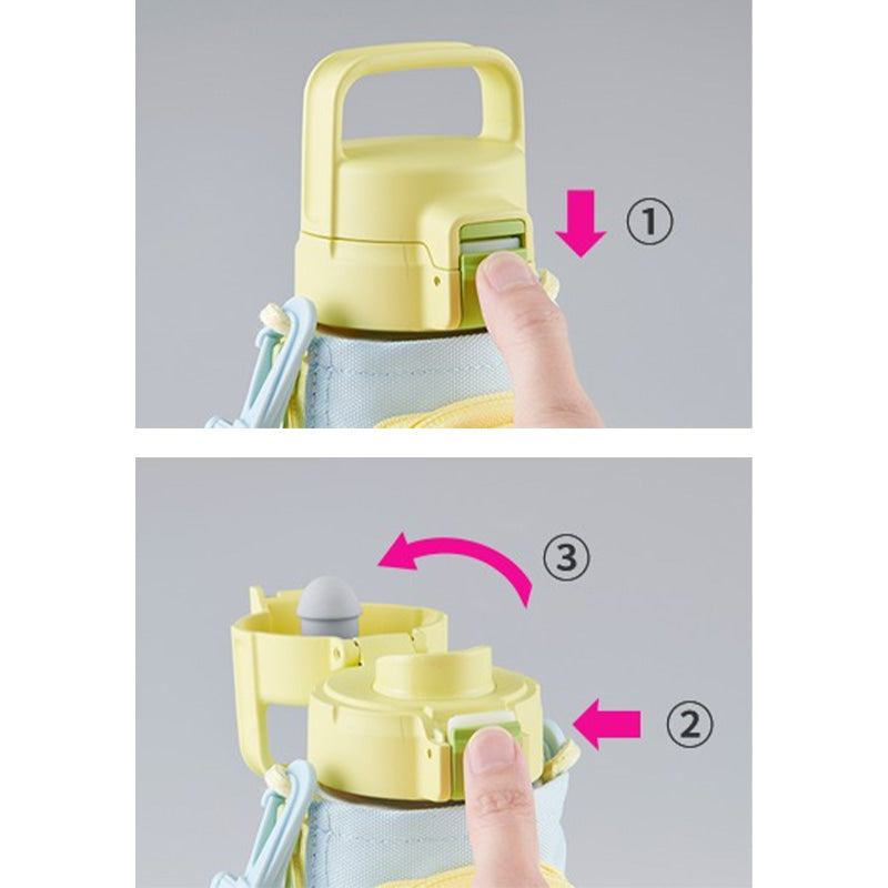 Tiger MTA-A035 Vacuum-Insulated Bottle – 350 mL (Yellow)