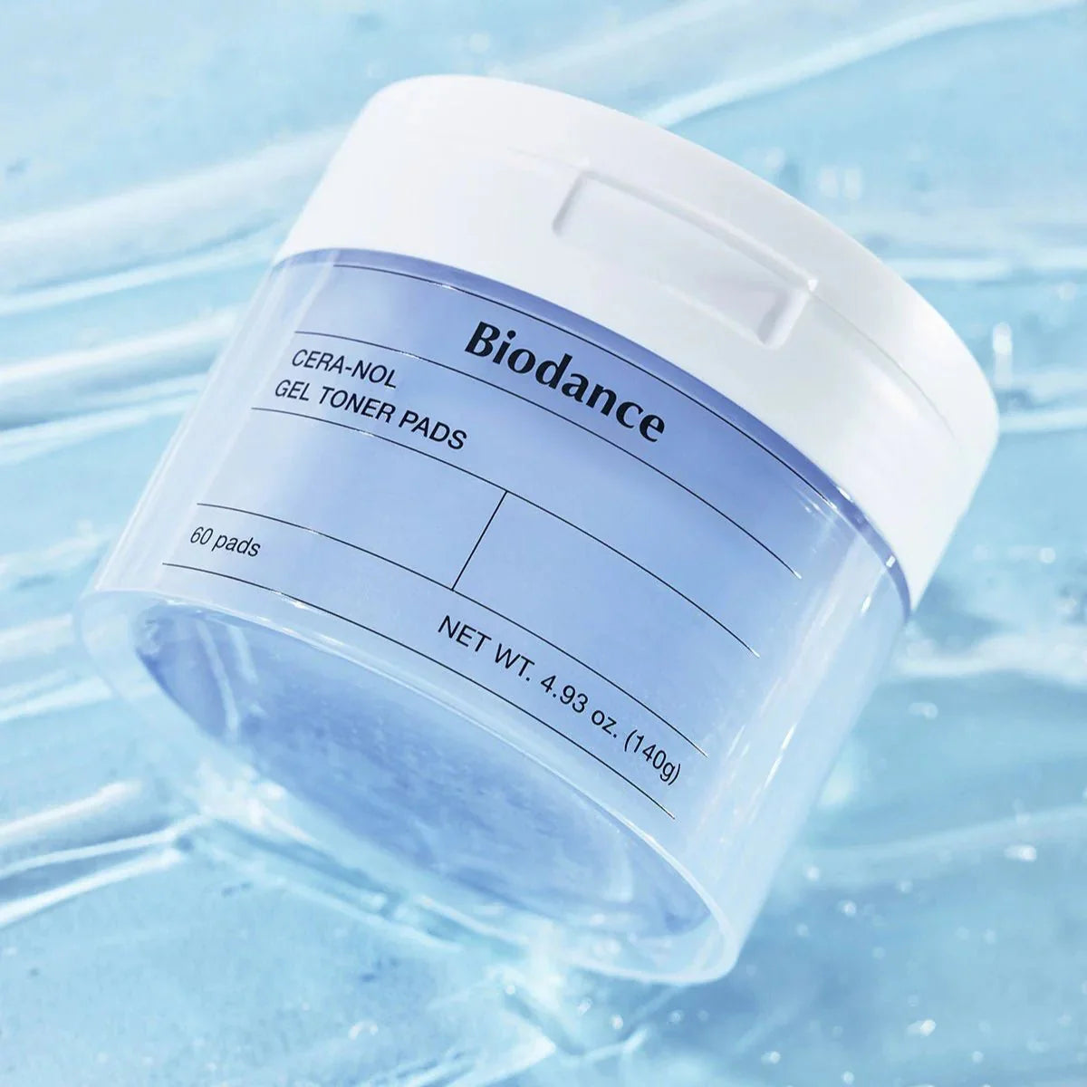Biodance Cera‑Nol 凝胶爽肤水垫（60 垫/140 克）