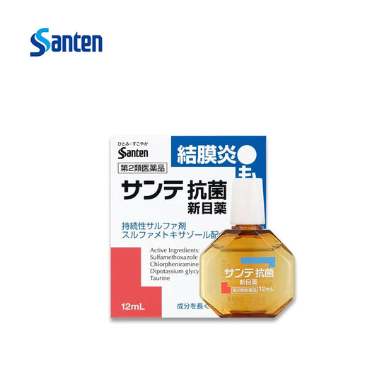 Santen Anti-Bacterial New Eye Drops 12Ml