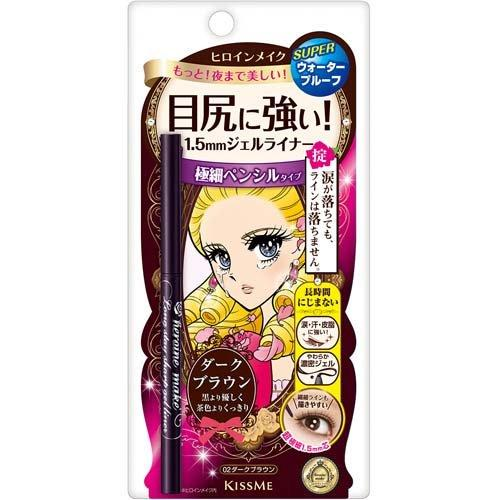 ISEHAN Kiss Me Heroine Make Long Stay Sharp Gel Liner 02 Dark Brown 0.07g