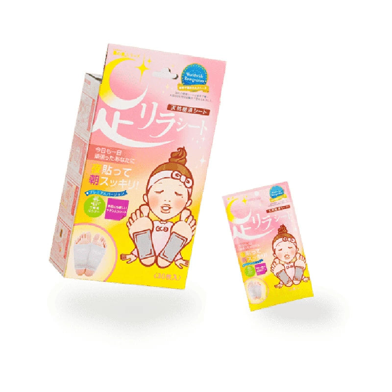 KINOMEGUMI Ashi Rira Foot Relax Sheet Titanium 30pcs