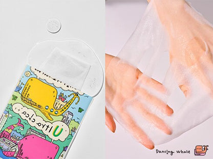 Dancing Whale Moisture Mask Pack 10pcs