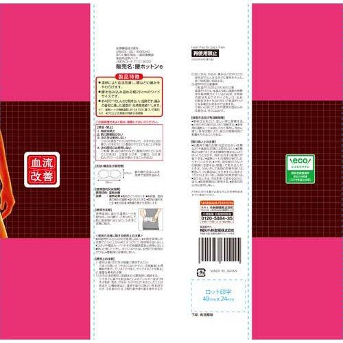 KOBAYASHI Waist Hotton Heat Pad 10pcs