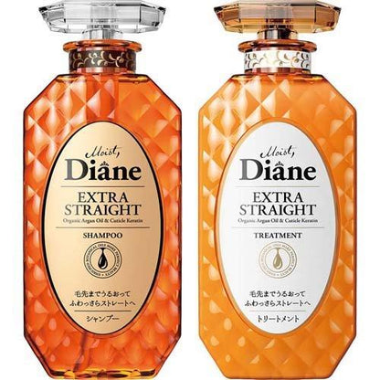 Diane Perfect Beauty Extra Straight Shampoo & Treatment Set 450ml x 2