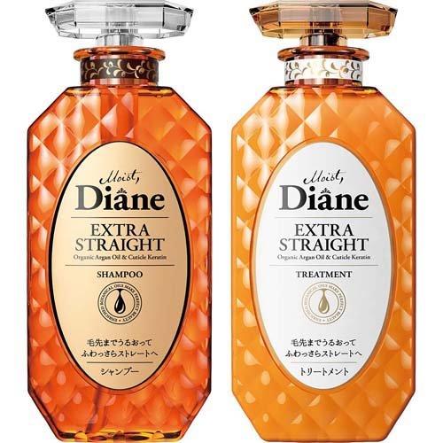 Diane Perfect Beauty Extra Straight Shampoo & Treatment Set 450ml x 2