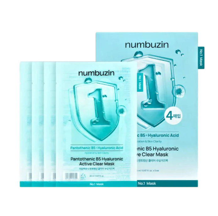 Numbuzin No.1 Hydrating Moisturizing Sheet Mask 5Pcs