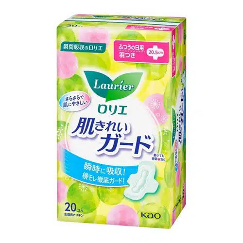 KAO Laurier Skin Comfort Sanitary Pads 20.5cm 20 Pieces