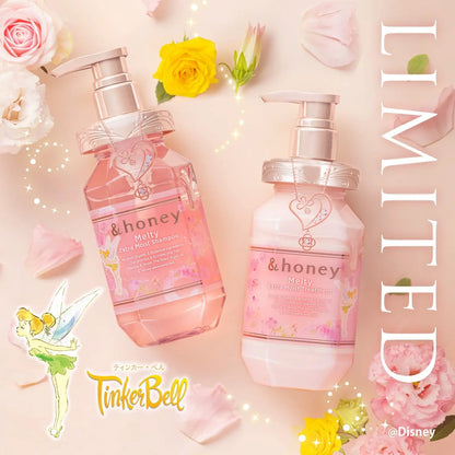 &Honey Melty Extra Moist Shampoo and Treament Set Tinker Bell (Honey 洗护套装 奇妙仙子限定套装）