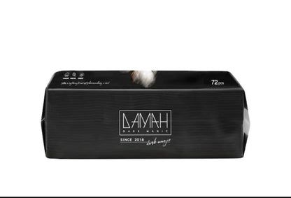 DAMAH Black Magic Disposable Facial Cloths 72pcs
