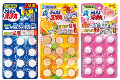 Kobayashi Drain Deodorizer & Cleaner – 12 Tablets