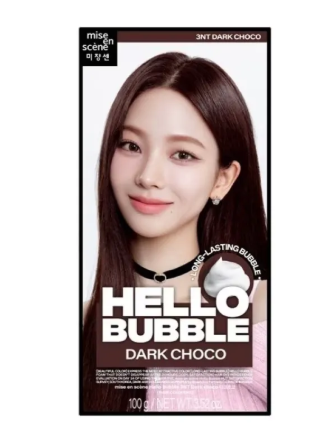 Mise en Scène Hello Bubble Foam Hair Colour 3NT Dark Choco 100g