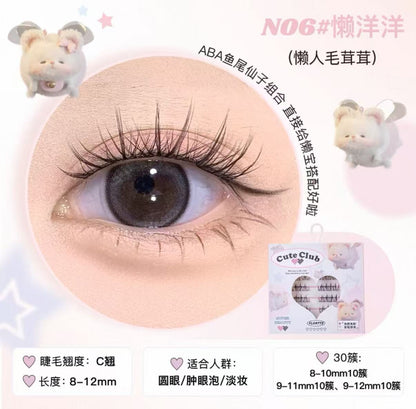 FLORTTE Amelia Series No-Glue False Eyelashes