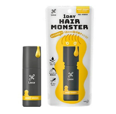 Kao Liese 1 Day Hair Monster Temporary Hair Color Honey Brown 20Ml