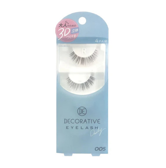 Decorative Eyelash Otona Tsukema Labo No.005 – Natural 3D False Lashes 4 Pairs