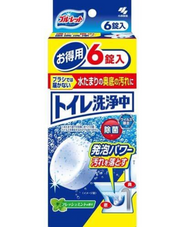Kobayashi Toilet Cleaning & Deodorizing Effervescent Tablets 6Pcs