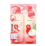 OFF&RELAX Spring Limited Shampoo & Treatment Set Lychee & Rose Scent, 460Ml + 460Ml