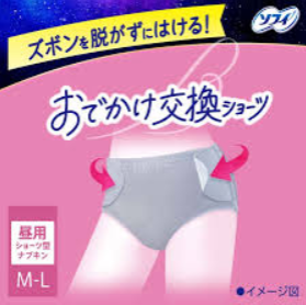 Unicharm Sofy Sanitary Napkins, Easy-to-Remove Day Pants, M-L
