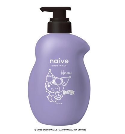 Kracie Naive Sanrio Kuromi Body Wash Grapefruit & Lime Scent 530ML