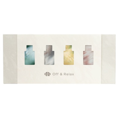 Off&Relax Soft & Shine Hair Oil Fragrance Gift Set 4 X 15Ml