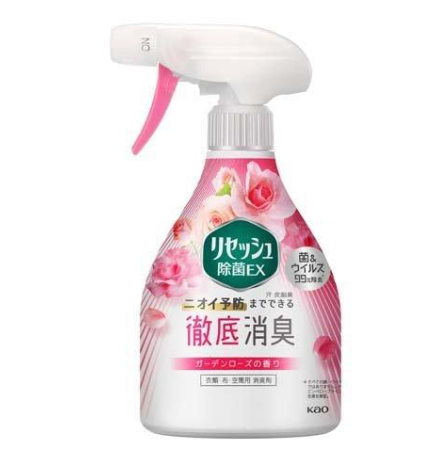 Kao Resesh Deodorising & Antibacterial Fabric Spray Garden Rose – 370ml