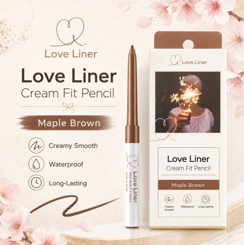 Love Liner Cream Fit Pencil Eyeliner Maple Brown 0.1G