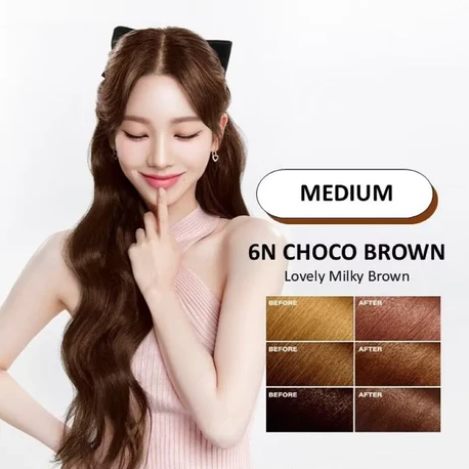 Mise En Scene Hello Bubble Foam Hair Colour 6N Choco Brown 100G