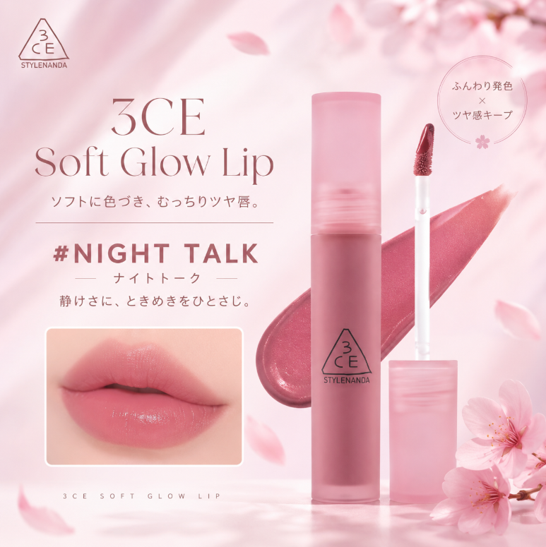 3CE Blur Water Tint Night Talk 4.6G