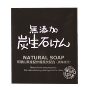 Mutekaseikatsu Additive-Free Charcoal Natural Soap 80G