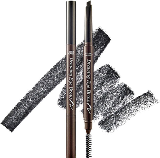 Etude House Drawing Eye Brow Pencil 0.25g - 06 Black（爱丽小屋眉笔 06黑色）